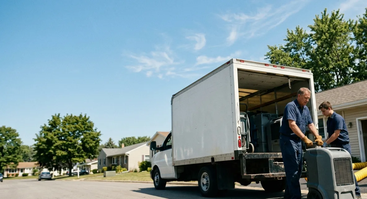 Water Damage Cleanup in Bowerston, OH near me